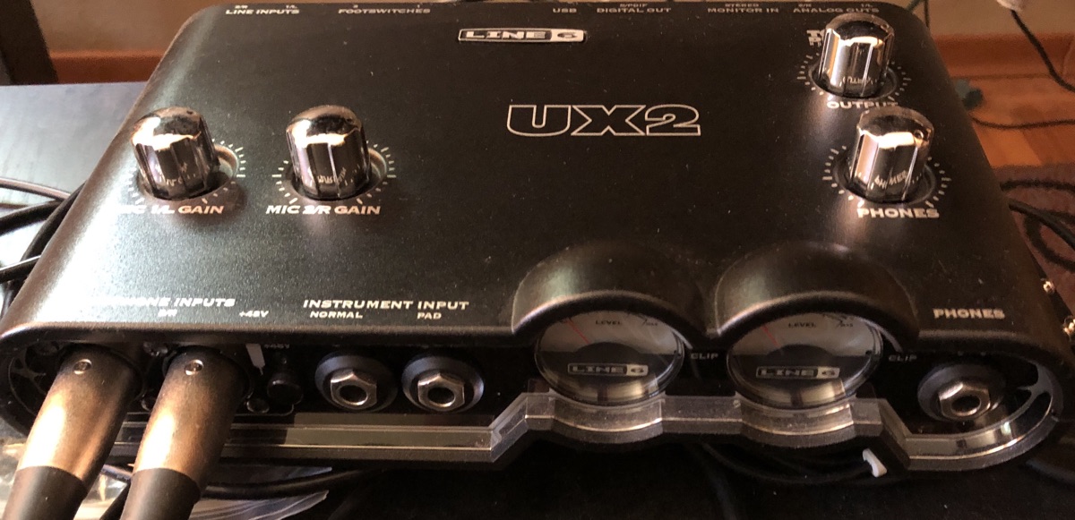UX2 audio input